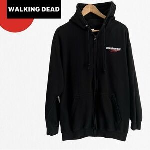 The Walking Dead Zip Up Hoodie AMC Universal Studios Hollywood Attractio…